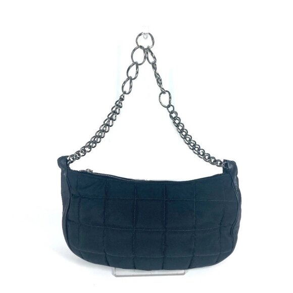 CHANEL CC CC Mark chocolate bar Bag Chain Shoulder Bag Black/SilverHardware - Picture 2 of 16